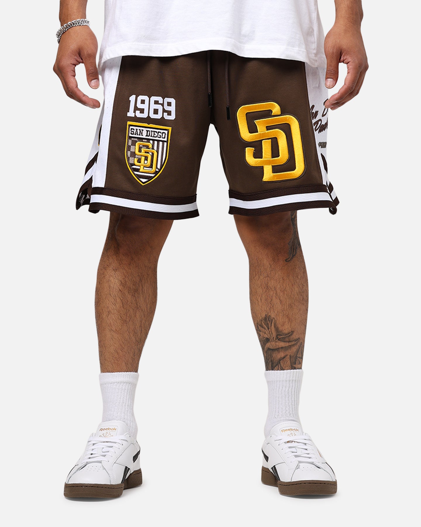 Pro Standard San Diego Padres Fast Lane DK 2.0 Shorts Brown