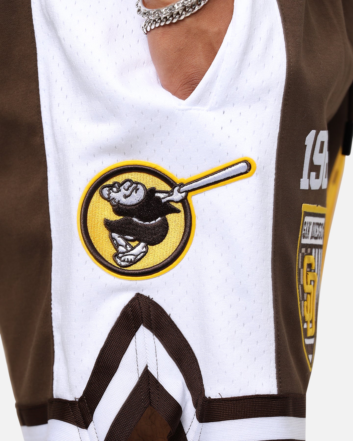 Pro Standard San Diego Padres Fast Lane DK 2.0 Shorts Brown
