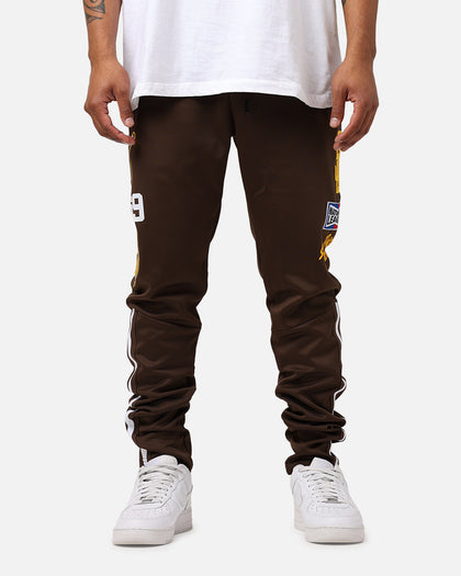 Pro Standard San Diego Padres Fast Lane Track Pants Brown