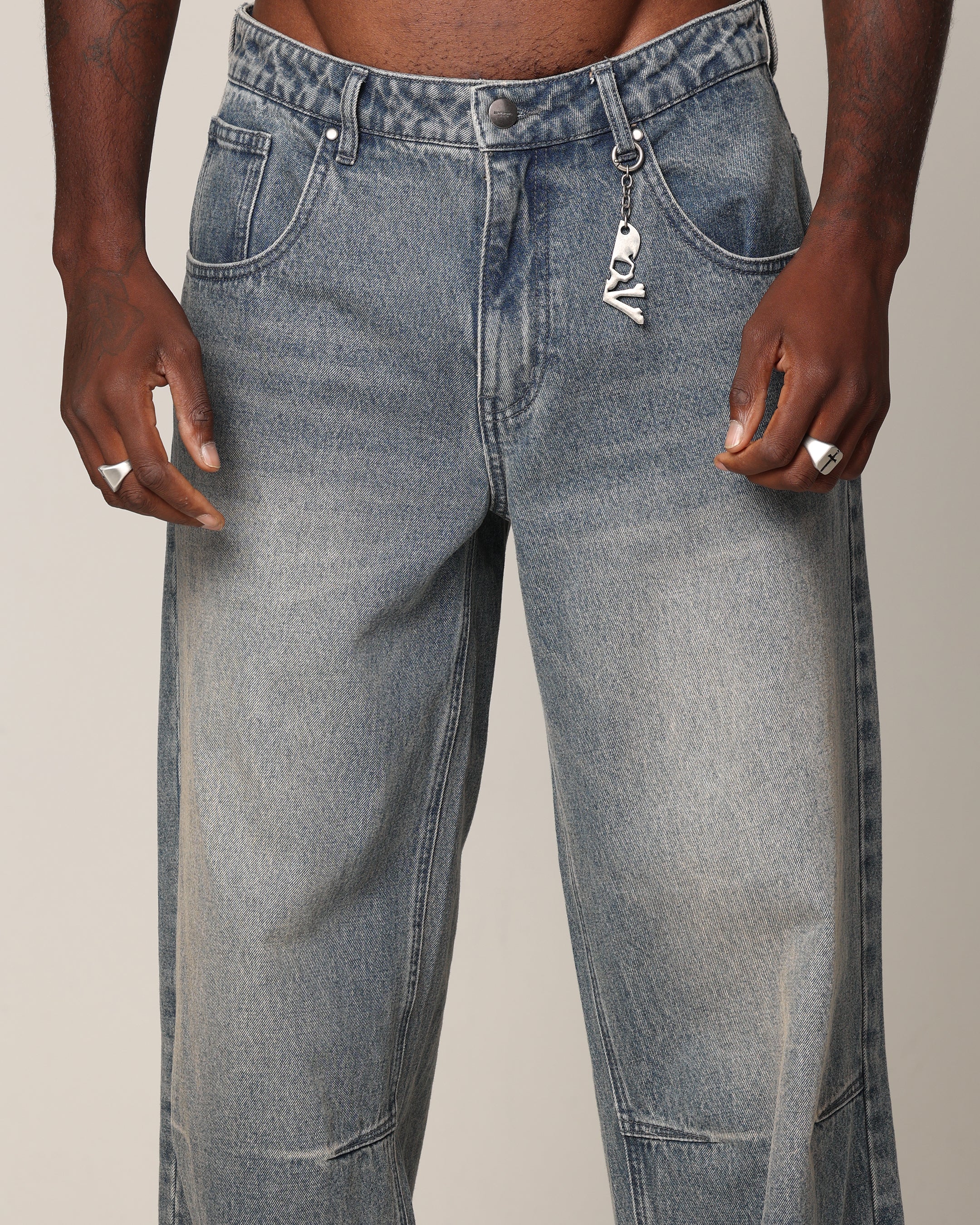 Saint Morta Amplus Jeans Dirty Denim | Culture Kings US