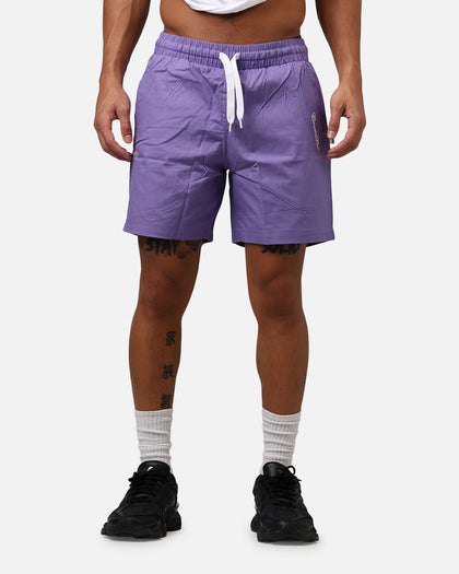 Carre Rosebud Beach Shorts Purple