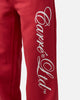 Carre Rosebud Baggy Trackpant Red