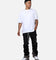 Lifted Anchors "Steffi" Knitted Stacked Flare Jeans Black/Oak