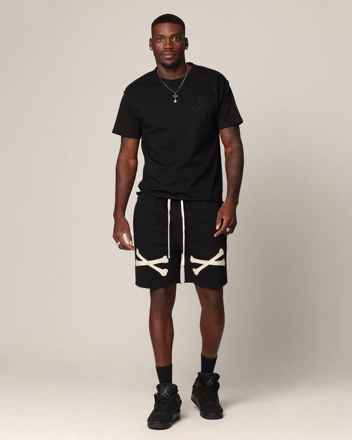 Saint Morta Bxnes Sweat Shorts Black