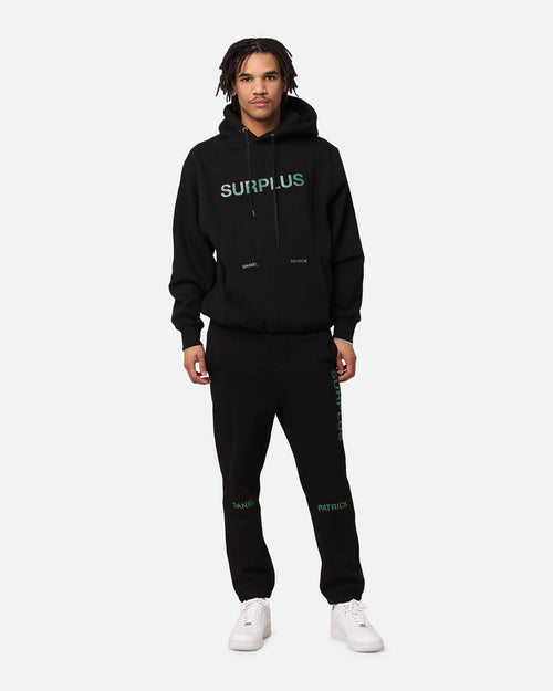 Daniel Patrick Surplus Logo Sweatpants Black/Hunter Green