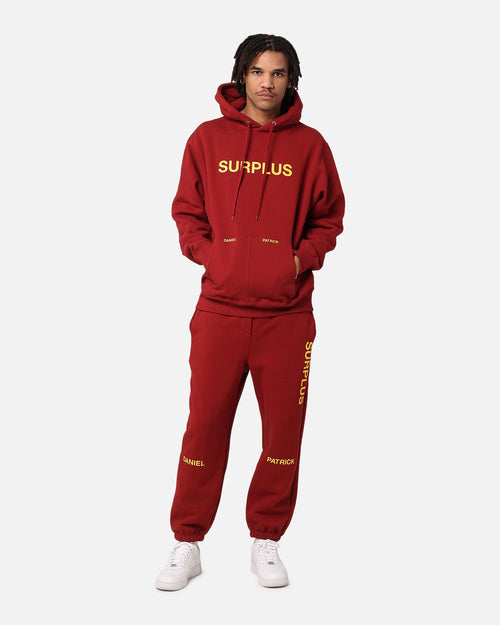 Daniel Patrick Surplus Logo Sweatpants Maroon/Yellow