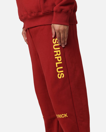 Daniel Patrick Surplus Logo Sweatpants Maroon/Yellow