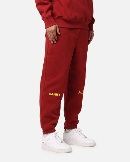 Daniel Patrick Surplus Logo Sweatpants Maroon/Yellow