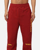 Daniel Patrick Surplus Logo Sweatpants Maroon/Yellow