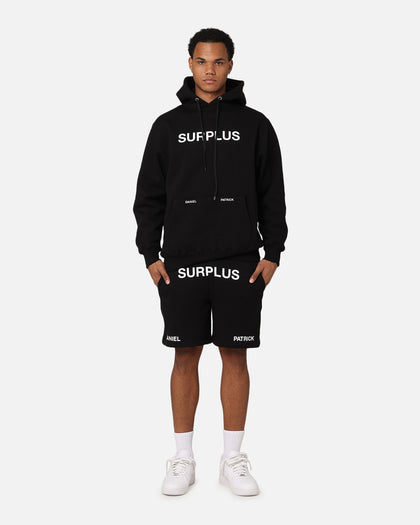 Daniel Patrick Surplus Logo Sweat Shorts Black