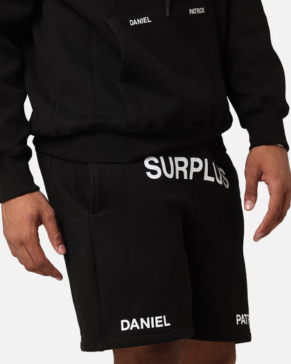 Daniel Patrick Surplus Logo Sweat Shorts Black