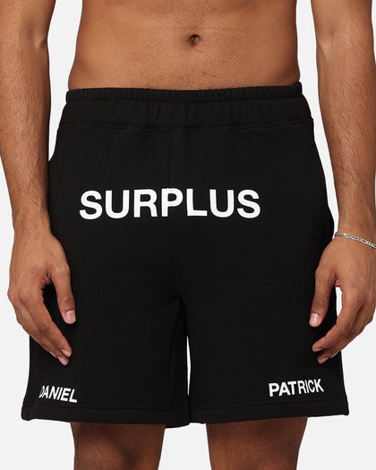 Daniel Patrick Surplus Logo Sweat Shorts Black