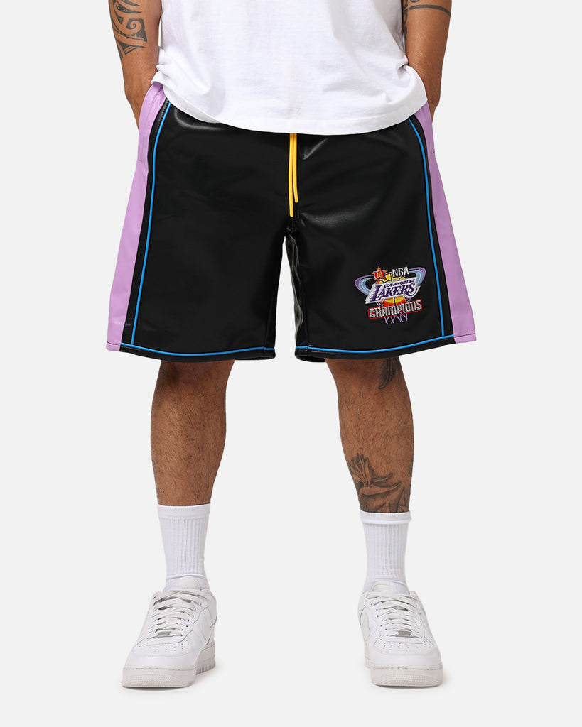 Mitchell & Ness Short Los Angeles Lakers – Pantaloncino Da Basket Con Gamba Dritta