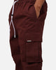 Carre Canvas Superior Cargo Joggers Maroon