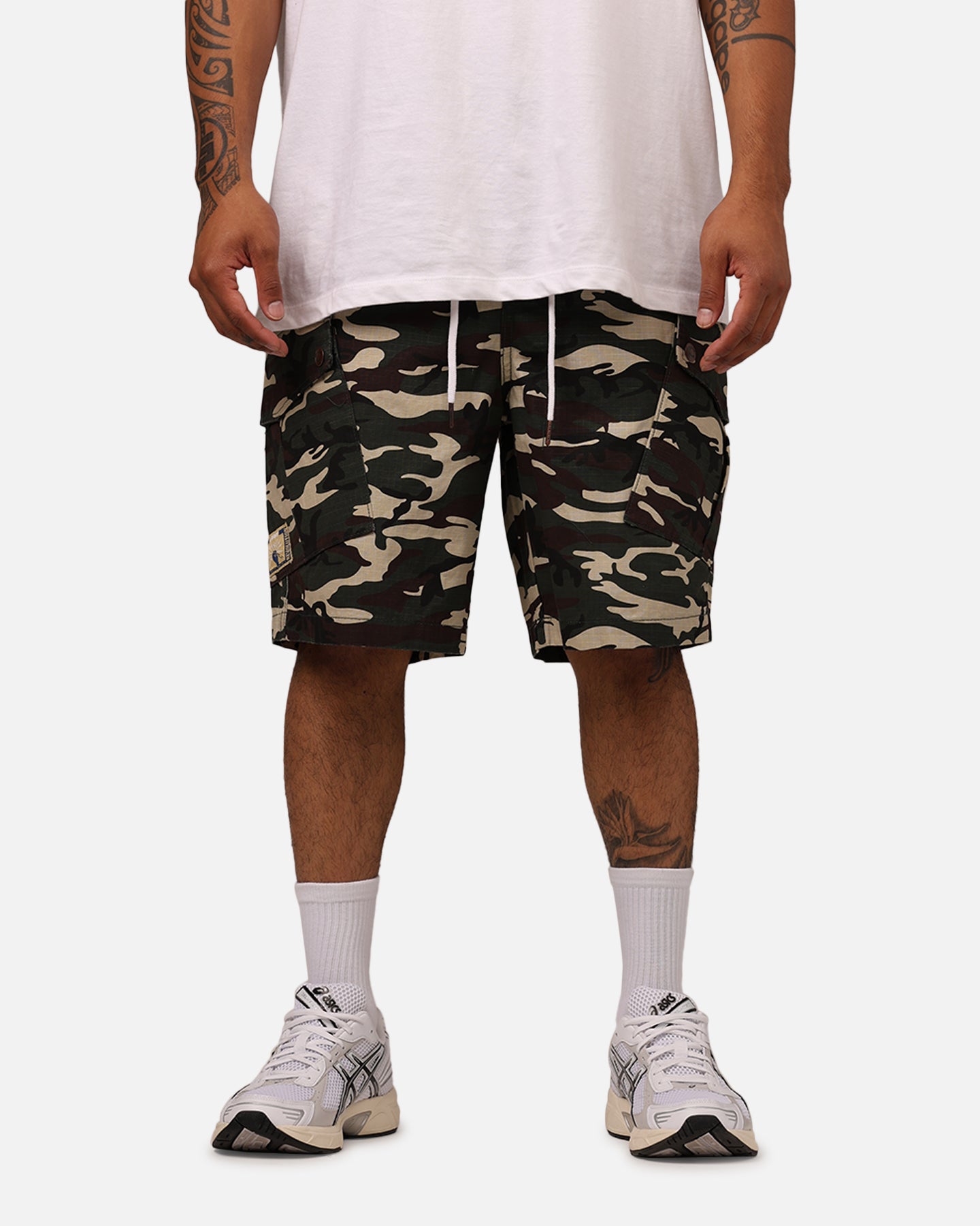 Carre Quality Cargo Shorts Woodland Camo | Culture Kings US