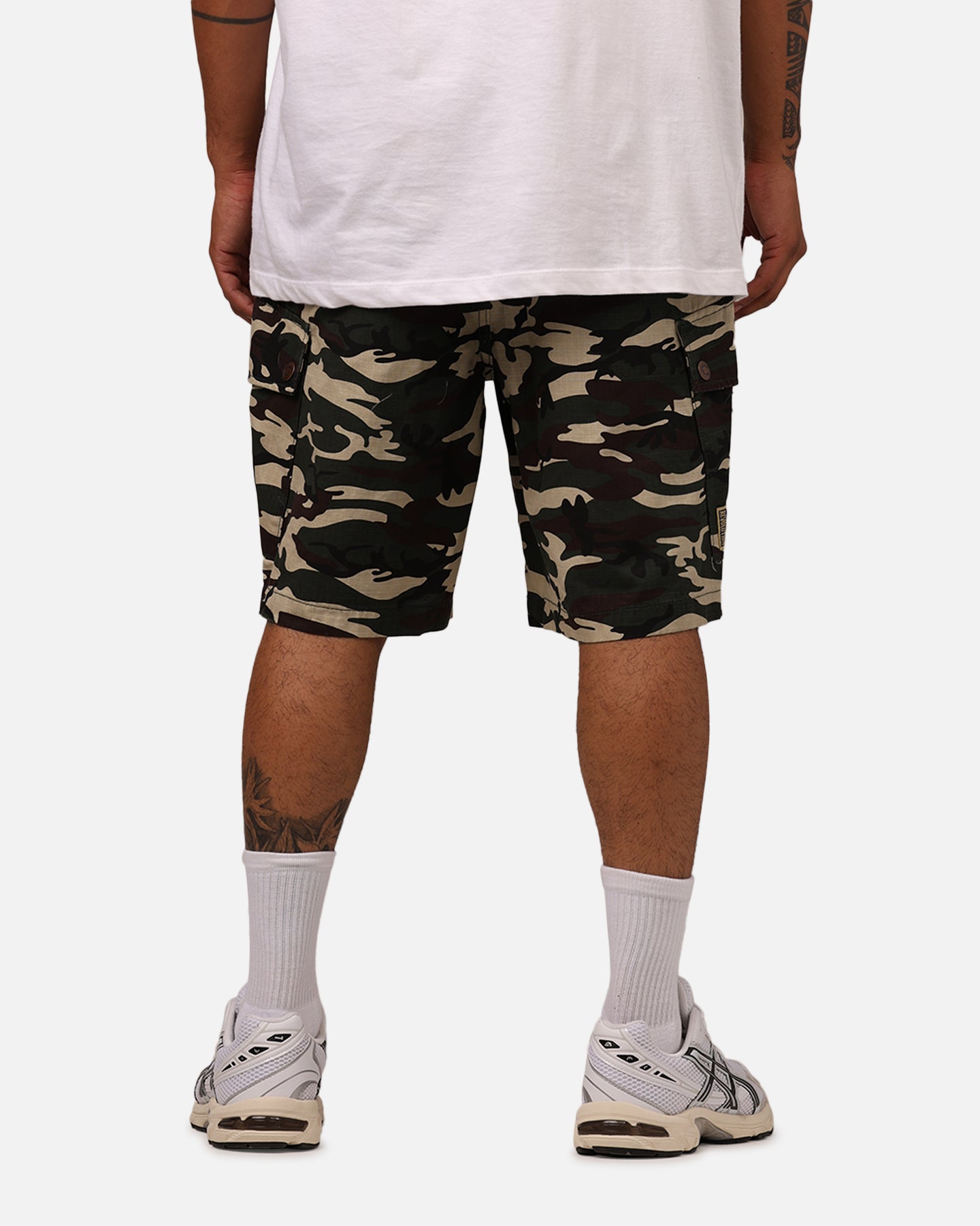 Carre Quality Cargo Shorts Woodland Camo | Culture Kings US