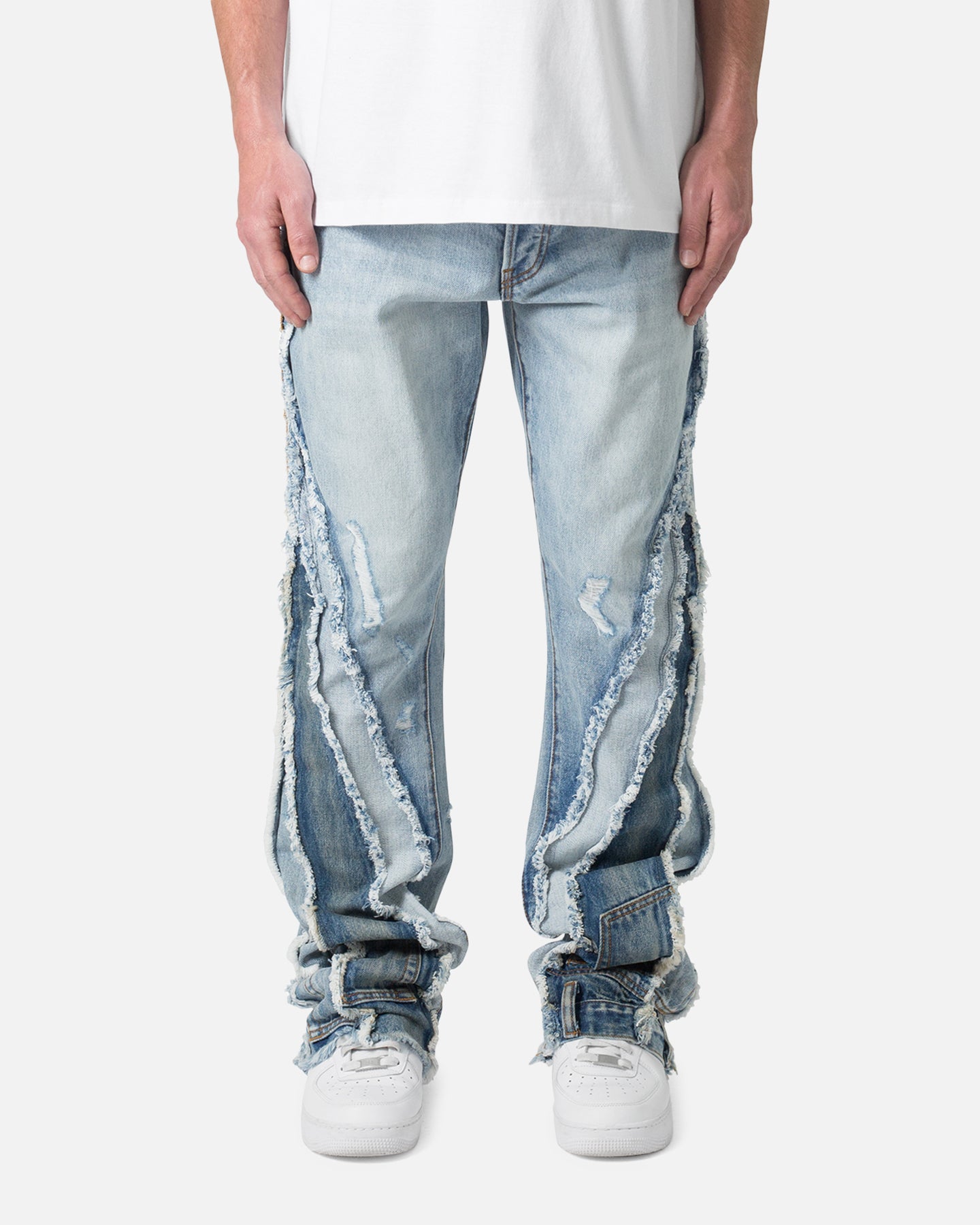 MNML B373 Flare Denim Jeans Light Blue | Culture Kings US