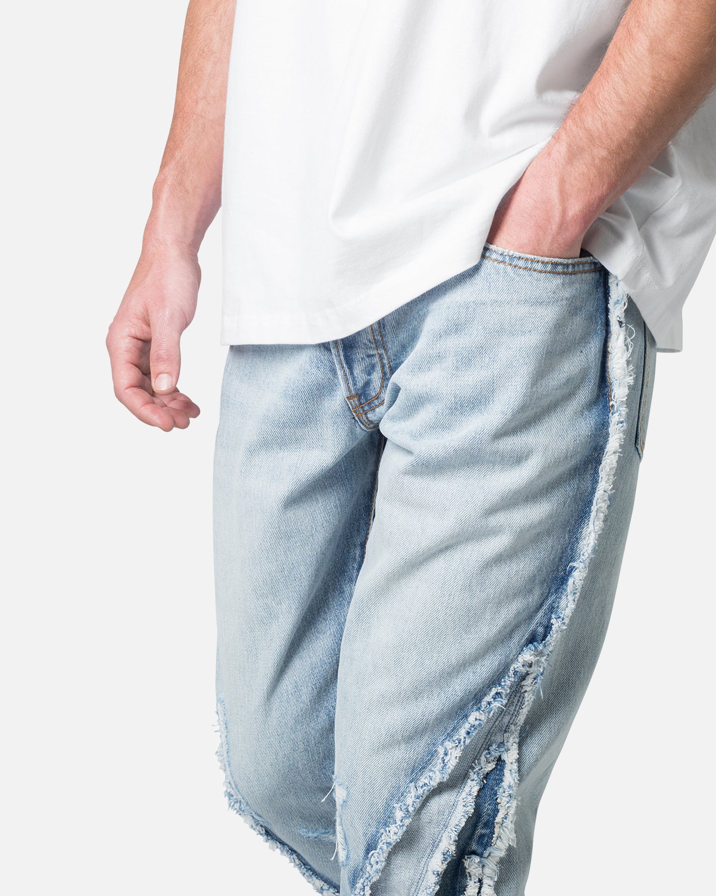 MNML B373 Flare Denim Jeans Light Blue | Culture Kings US MNML B373 Flare Denim Jeans Light Blue | Culture Kings US