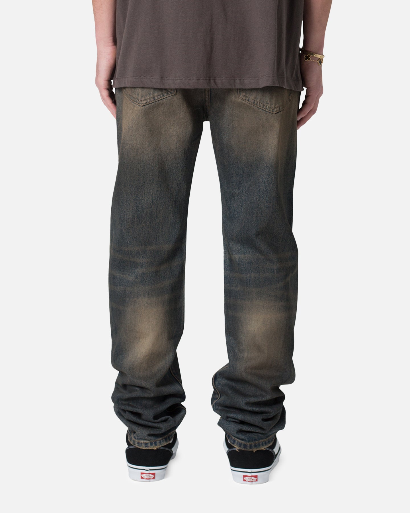 MNML V380 Baggy Denim Jeans Rust | Culture Kings US