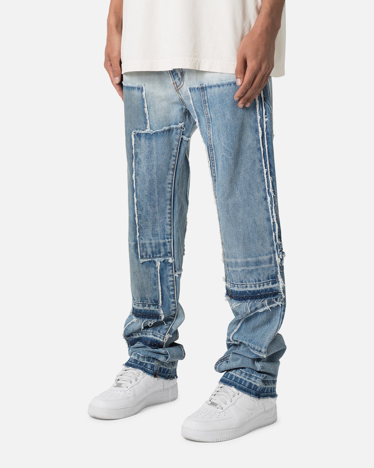 MNML V381 Baggy Denim Jeans Blue | Culture Kings US