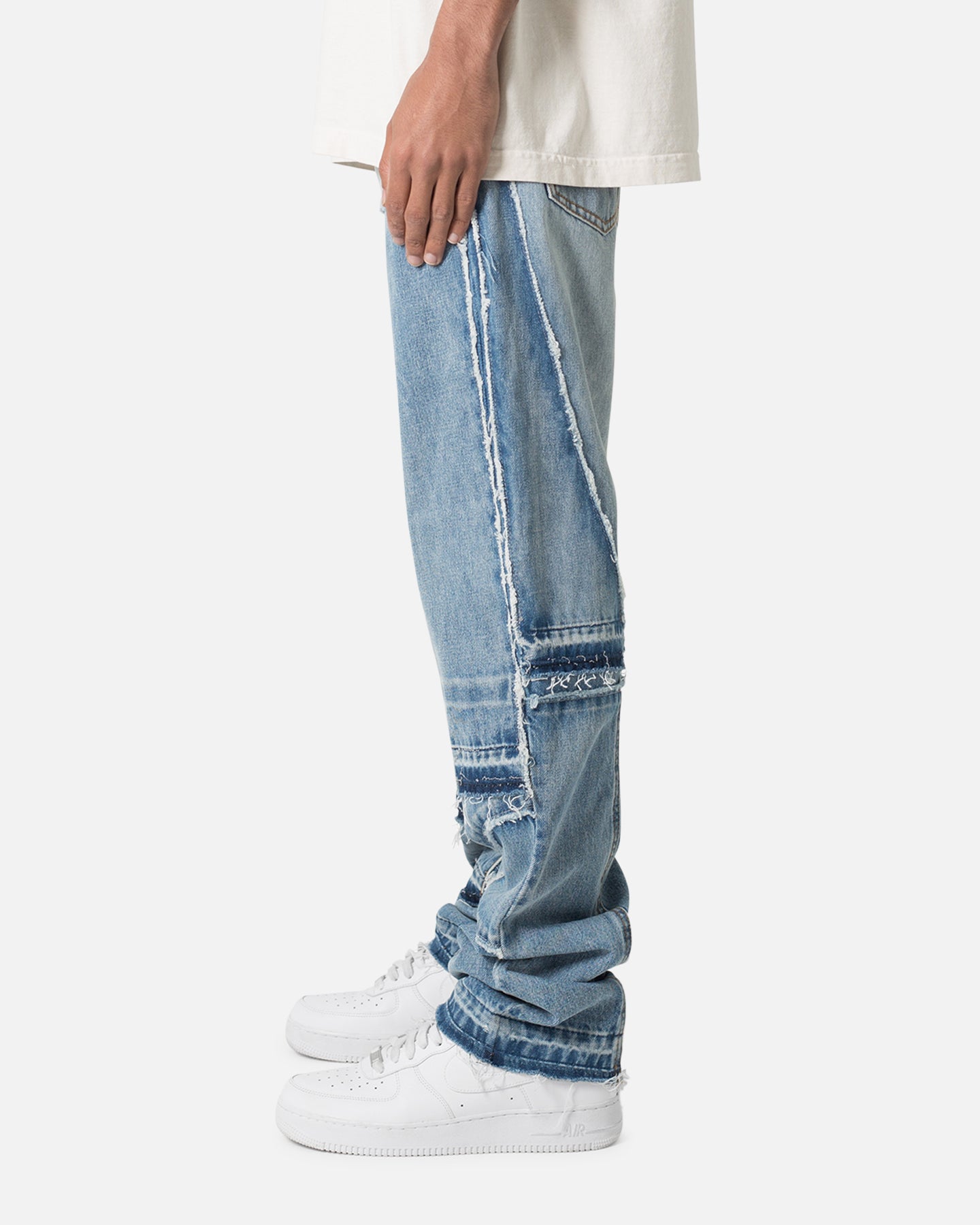 MNML V381 Baggy Denim Jeans Blue | Culture Kings US