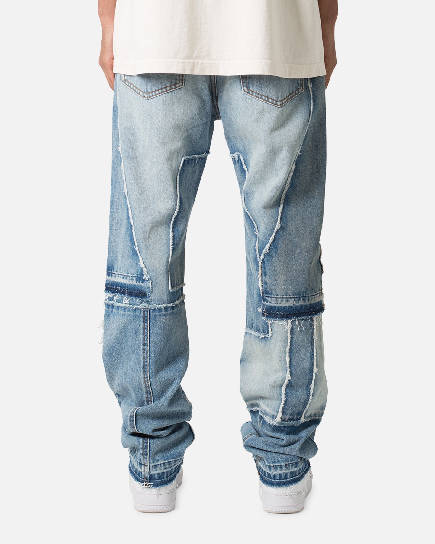MNML V381 Baggy Denim Jeans Blue | Culture Kings US