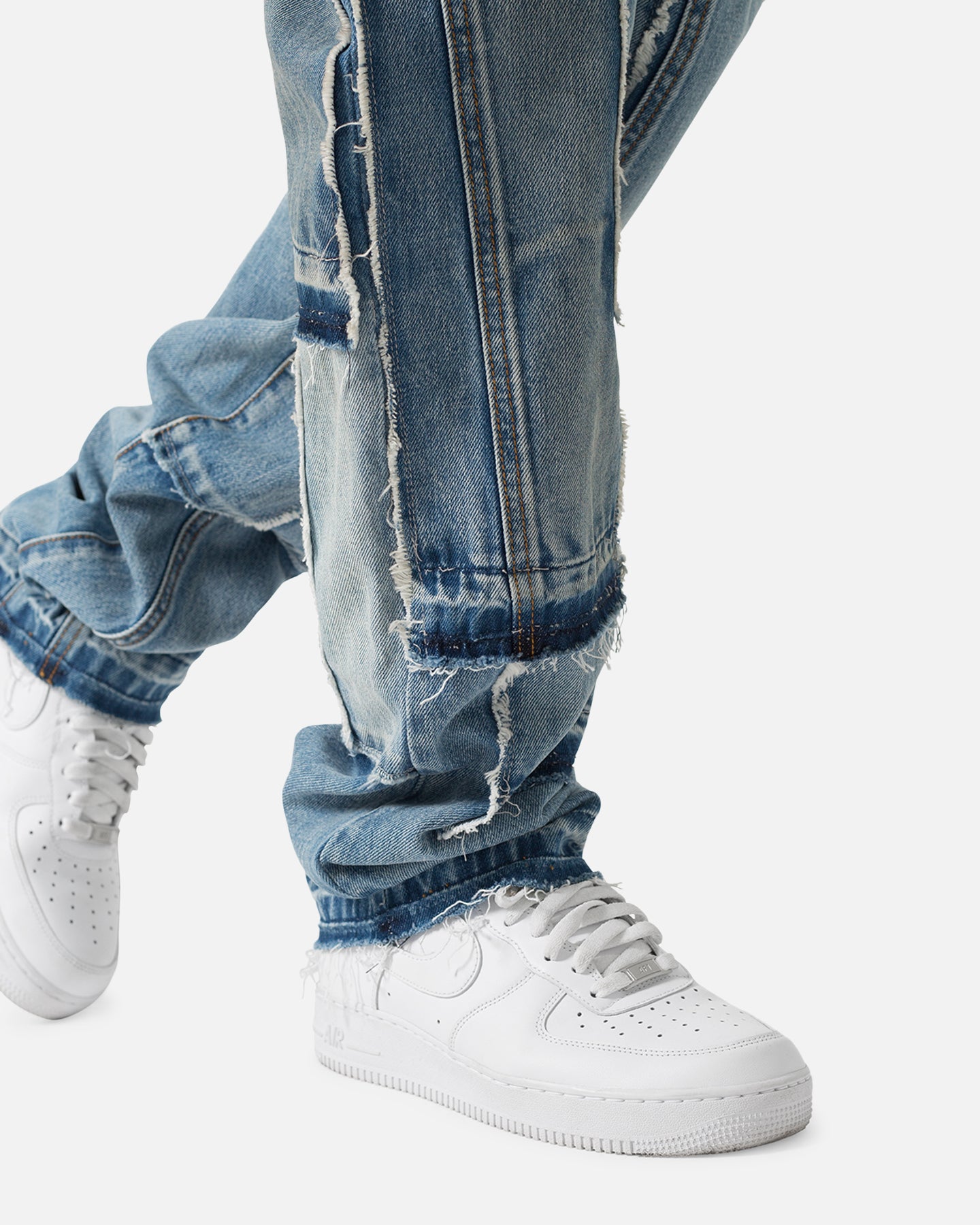 MNML V381 Baggy Denim Jeans Blue | Culture Kings US