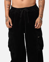 Carre Cord Superior Corduory Jogger Pants Black
