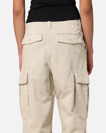 Tommy Jeans TJM Aiden Baggy Cargo Pants Newsprint