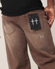 Saint Morta Amethyst Relaxed Jeans Washed Brown