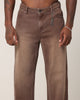 Saint Morta Amethyst Relaxed Jeans Washed Brown