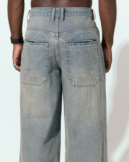 Loiter Star Born Jeans Washed Blue