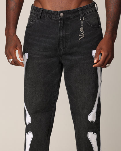 Saint Morta Bxnes Psykhe Jeans Black Shadow