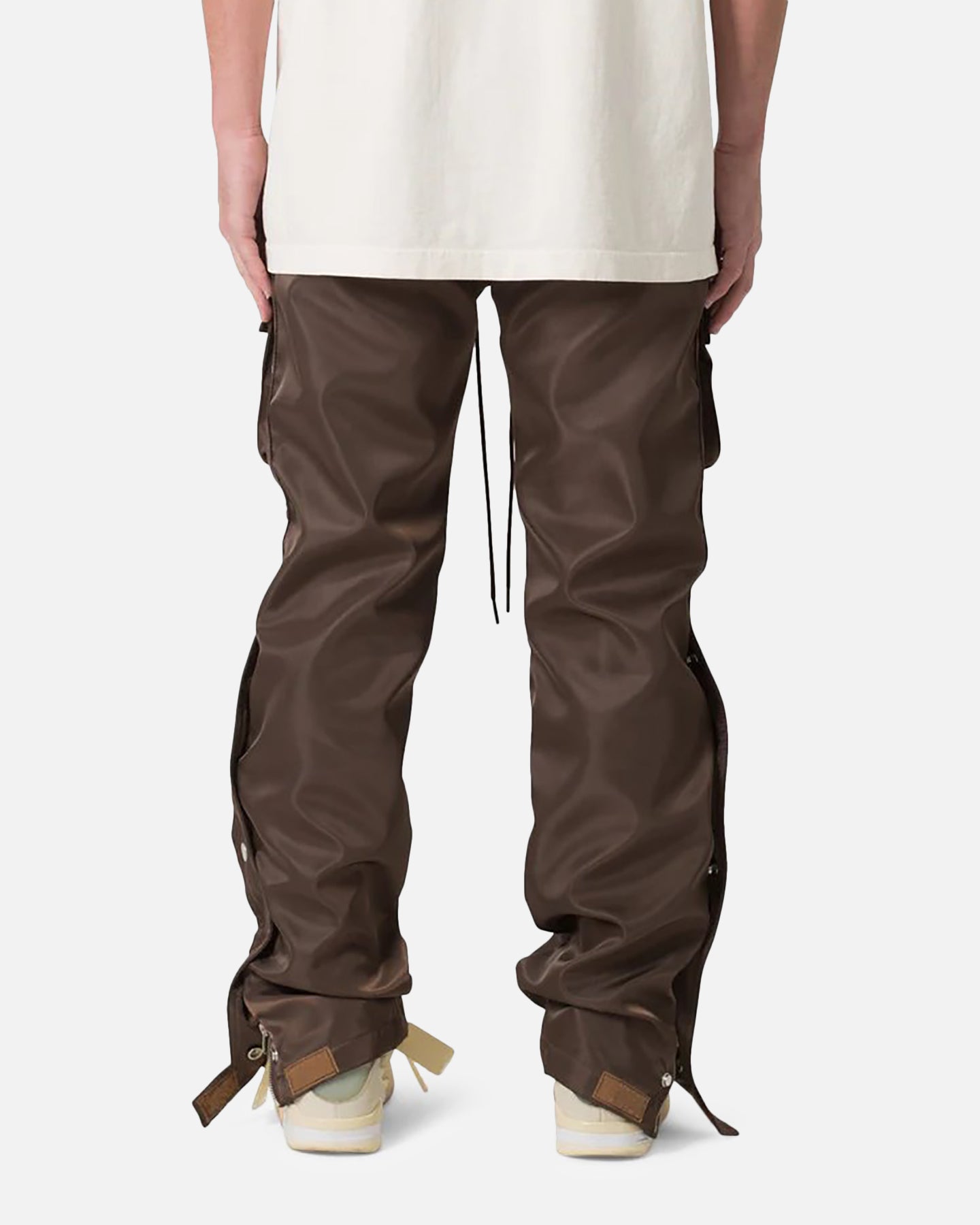 MNML Snap Front Cargo Pants Brown | Culture Kings US