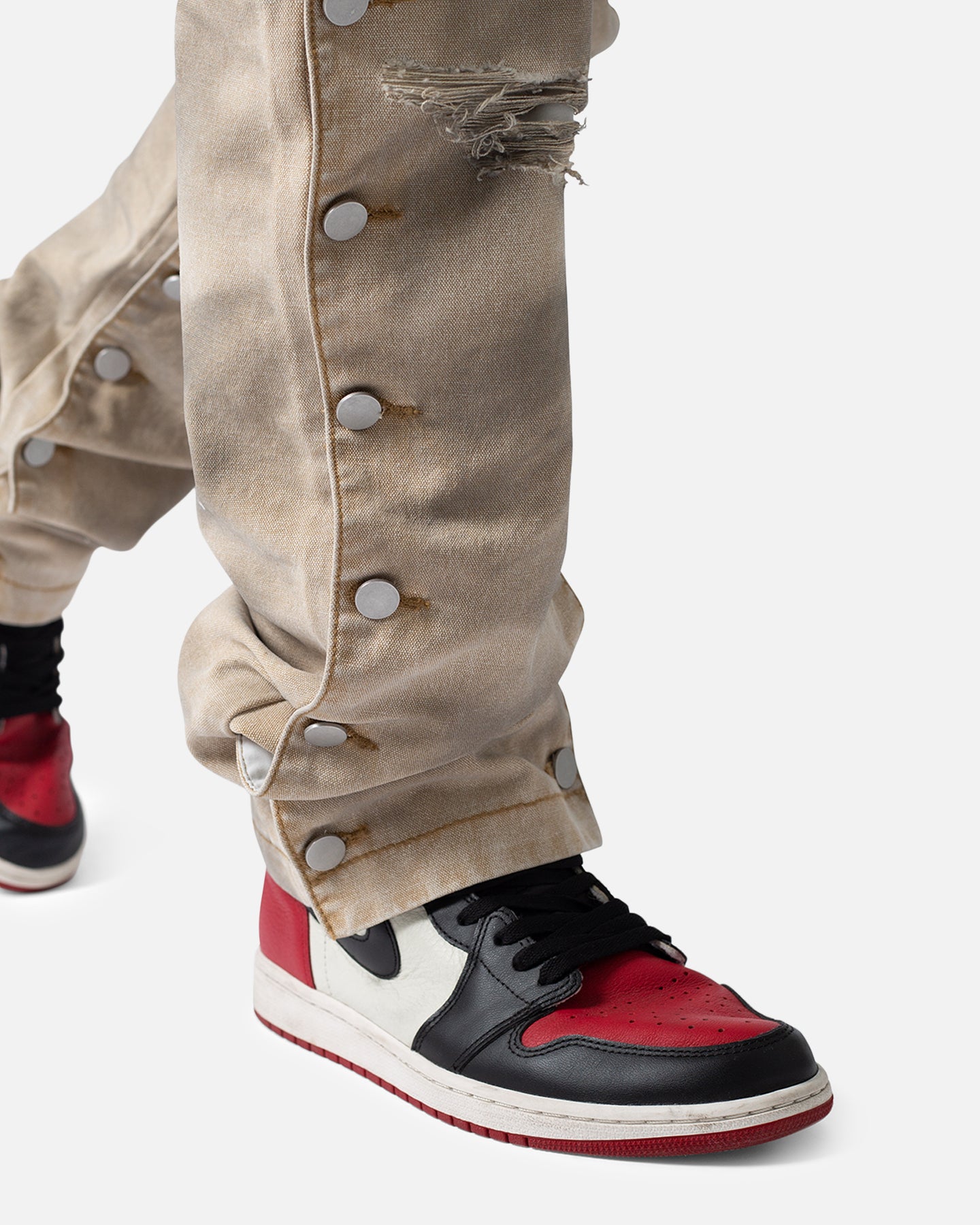 MNML V624 Snap Off Baggy Pants Brown | Culture Kings US