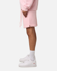 XXIII Fluffy Knit Shorts Pink