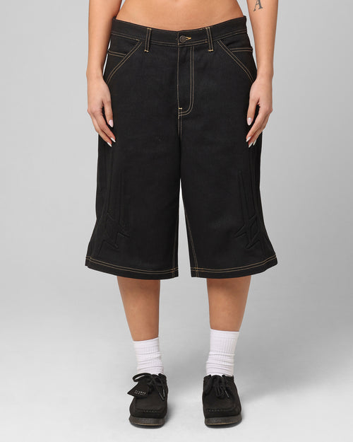 Loiter Star Child Jorts Black