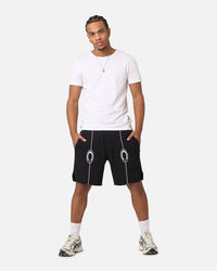 Carre C-Star Pipe Track Shorts Black