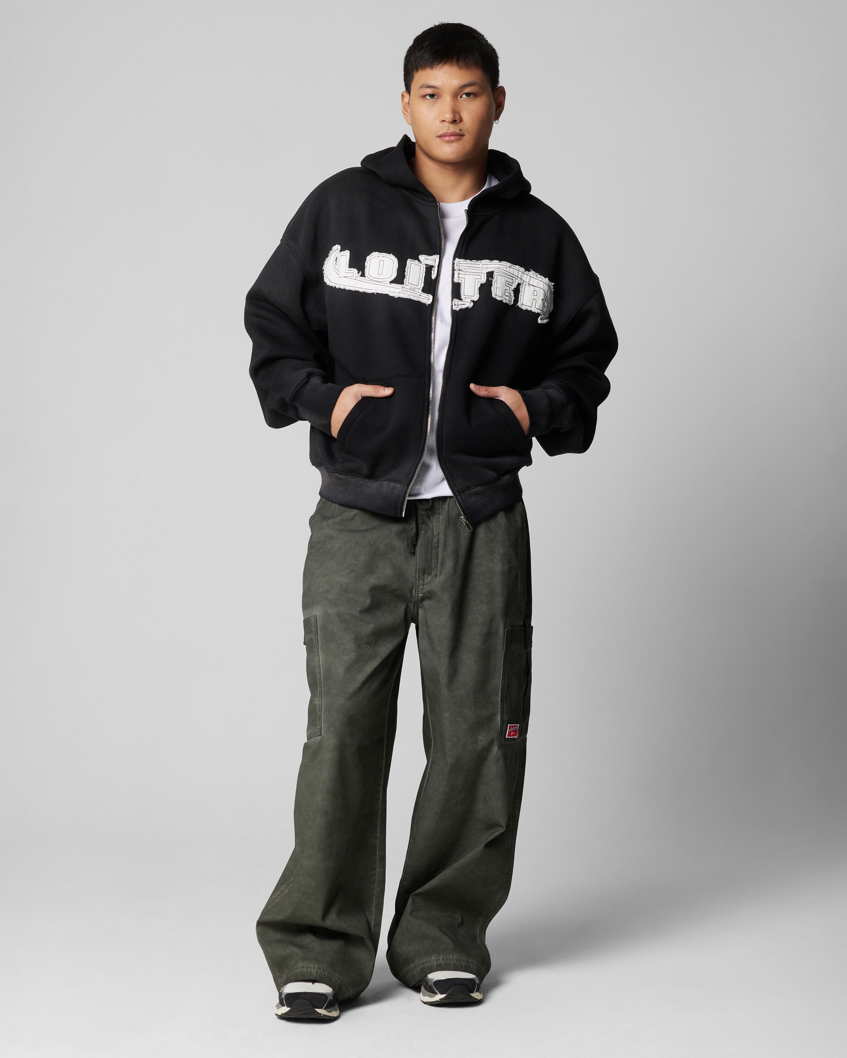 Loiter Kraven Parachute Pants Khaki | Culture Kings US