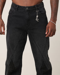 Saint Morta Psykhe Asscher Jeans Black Wash