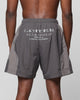 Loiter Subculture Panel Shorts Charcoal