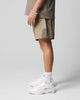 Loiter Subculture Panel Shorts Brown
