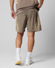 Loiter Subculture Panel Shorts Brown