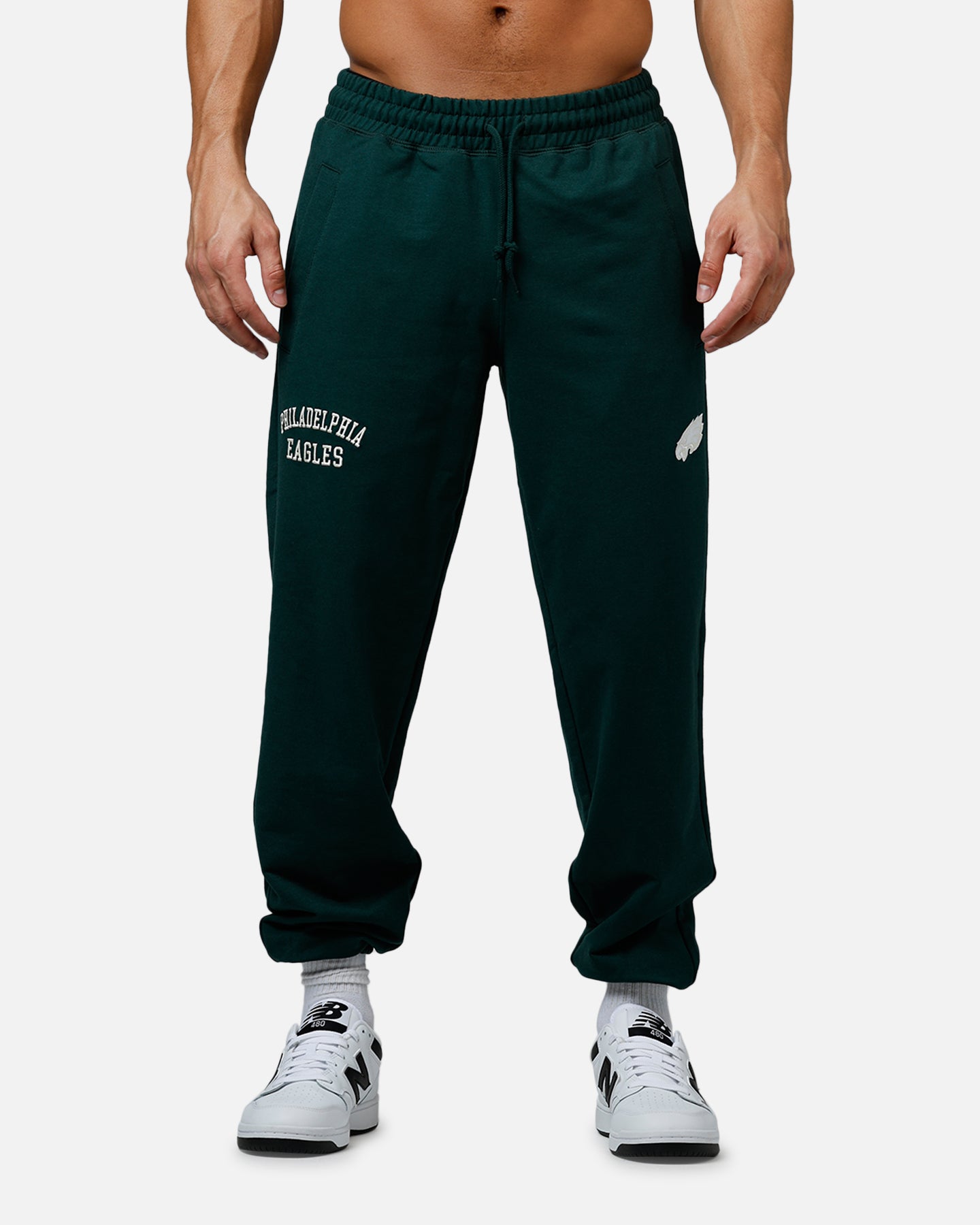 New Era Philadelphia Eagles Logo Select Sweat Pants Dark Green New Era Philadelphia Eagles Logo Select Sweat Pants Dark Green