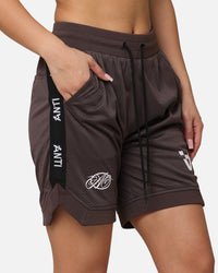 The Anti Order Future Racing Basketball Shorts Dark Brown