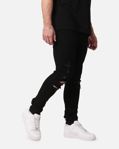 Saint Morta Crossfire Jeans Black