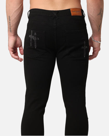 Saint Morta Crossfire Jeans Black