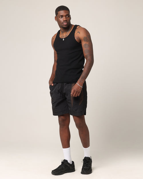 Saint Morta Rage Nylon Shorts Black/Brown