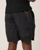 Saint Morta Rage Nylon Shorts Black/Brown
