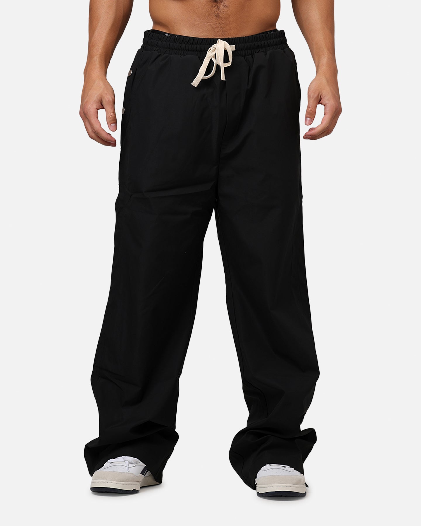 MNML Button Lined Pants Black | Culture Kings US
